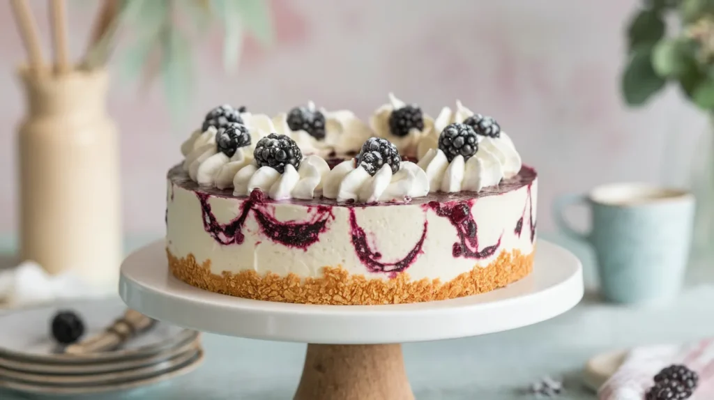 How to Make Blackberry Cheesecake: Easy and Delicious 4 Blackberry Cheesecake Cover