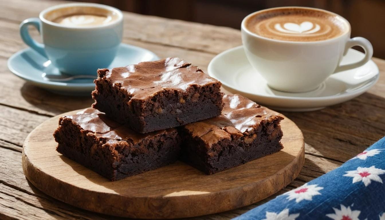 three types of brownies